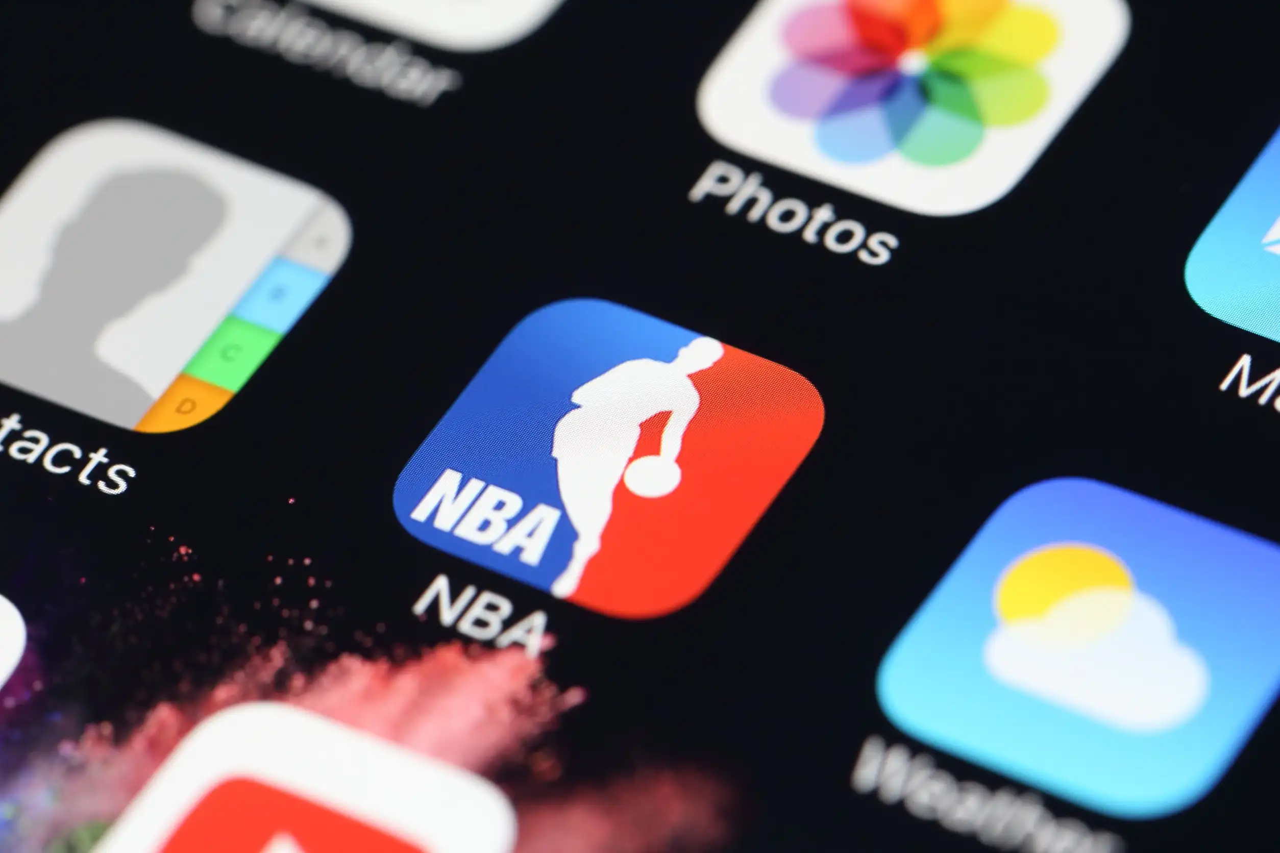 Logo de la aplicación de la NBA