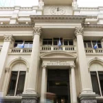 Fachada del edificio del Banco Central