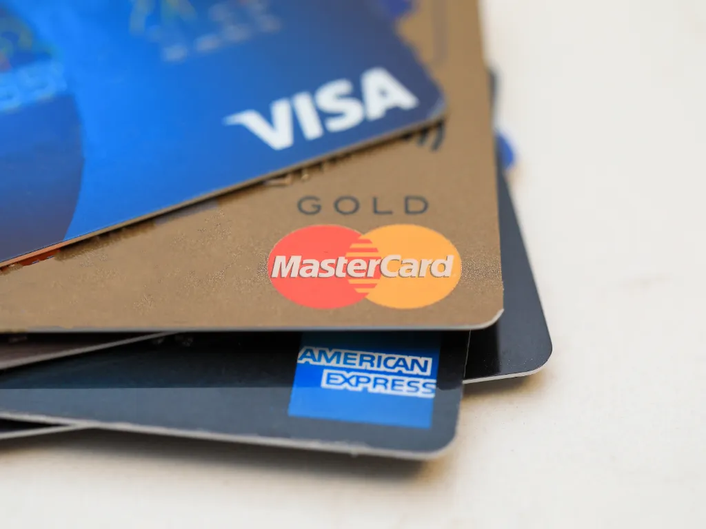 Tarjetas de crédito Visa, Amex y Mastercard