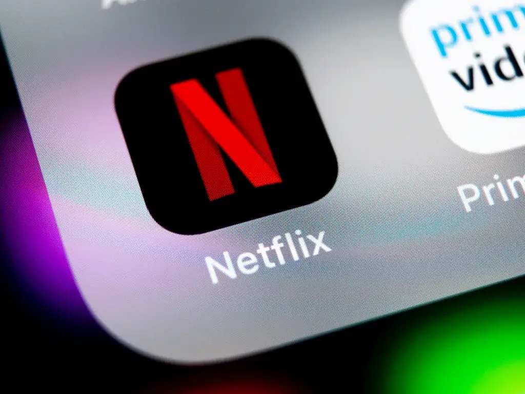 Logo de las aplicaciones de Netflix y Amazon