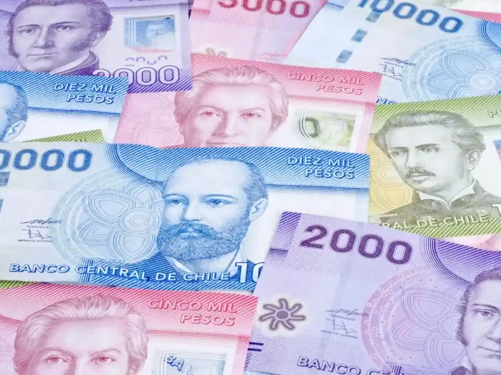 Billetes de pesos chilenos