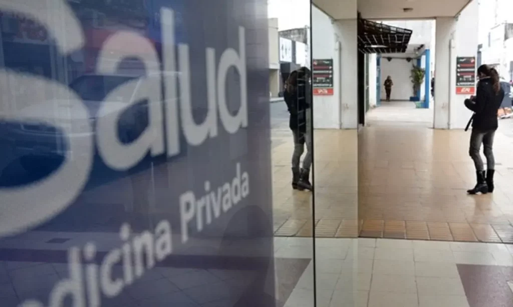 Oficina de una empresa de medicina prepaga